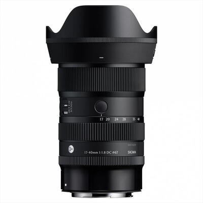 SIGMA - Obiettivo 17-40mm F/1.8 (A) AF DC,attacco Canon RF-Nero
