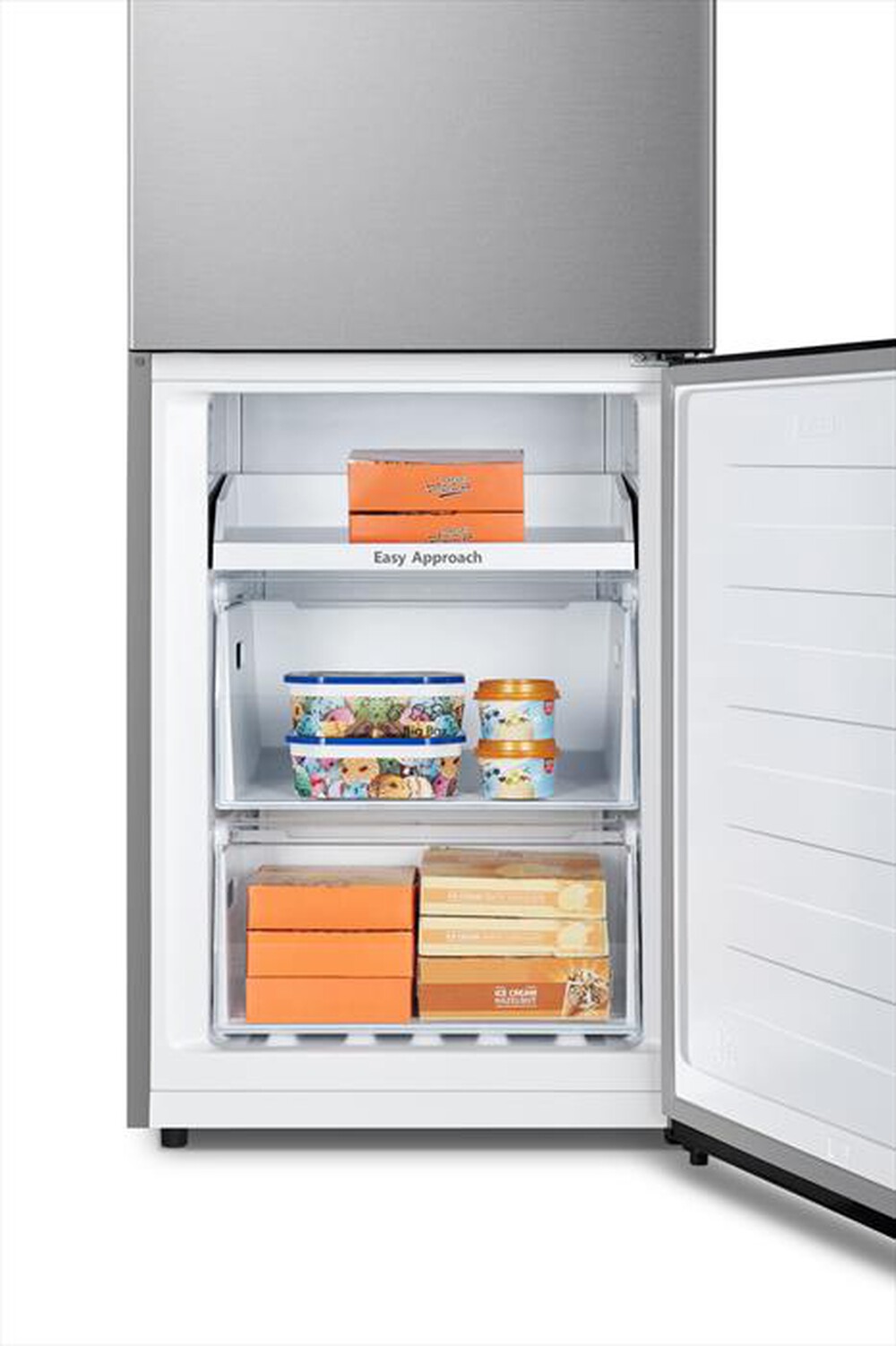 "HISENSE - Frigorifero combinato RB390N4ACE Classe E 304 lt-Inox"