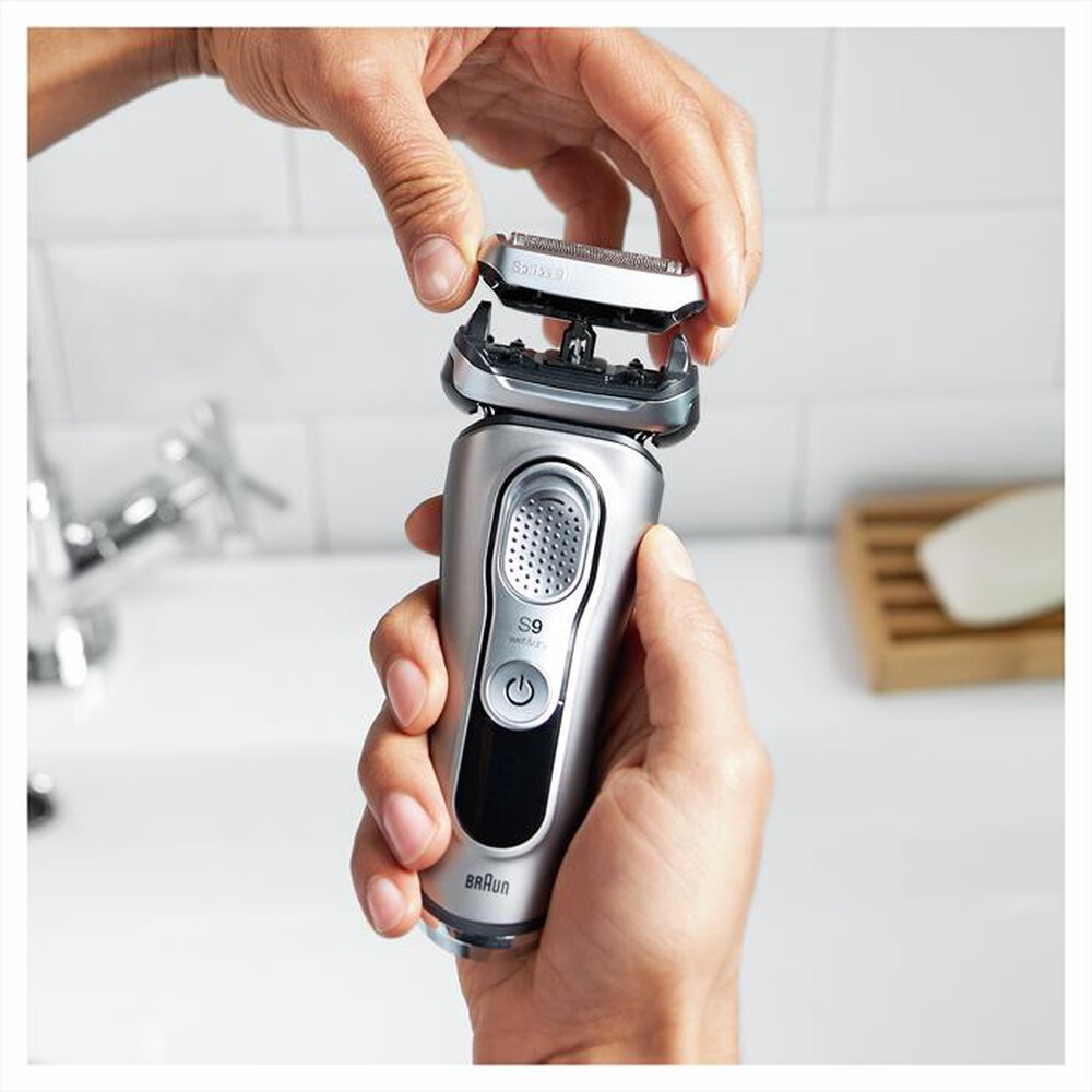 "BRAUN - Testina di ricambio per rasoio SERIES 9 92M-ARGENTO"