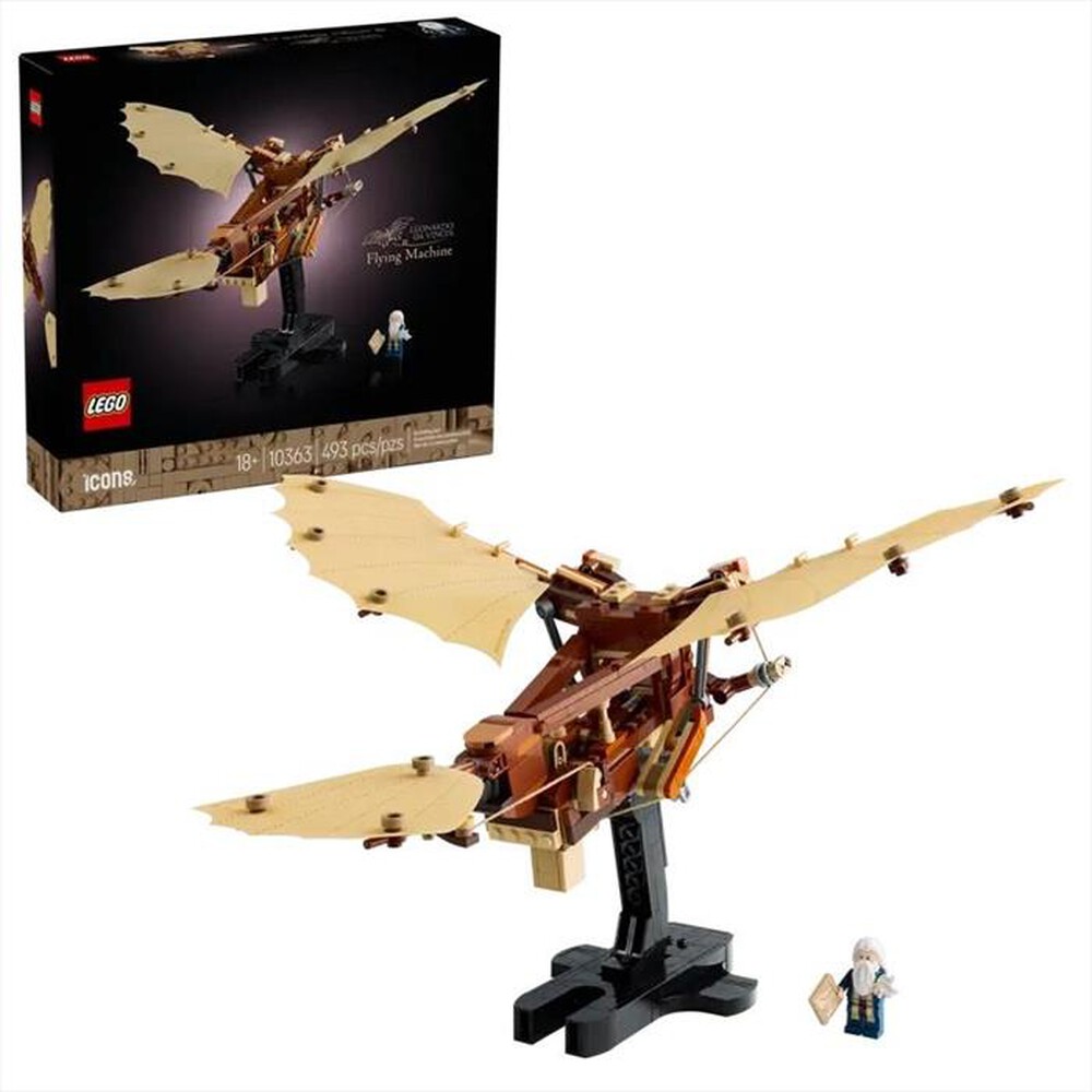 "LEGO - ICONS Macchina volante di Leonardo da Vinci-10363-Multicolore"