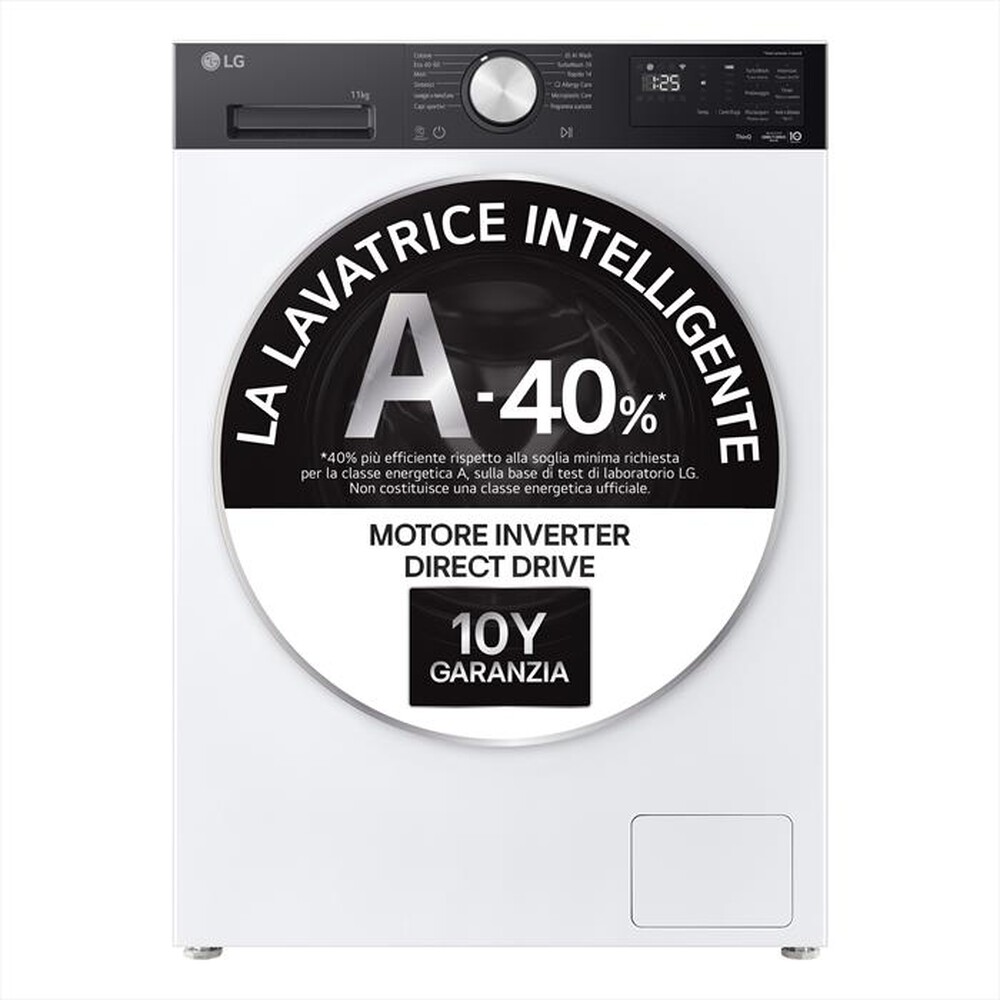 Immagine del prodotto LG - Lavatrice F4NX5009TKC 9Kg Classe A-Bianco