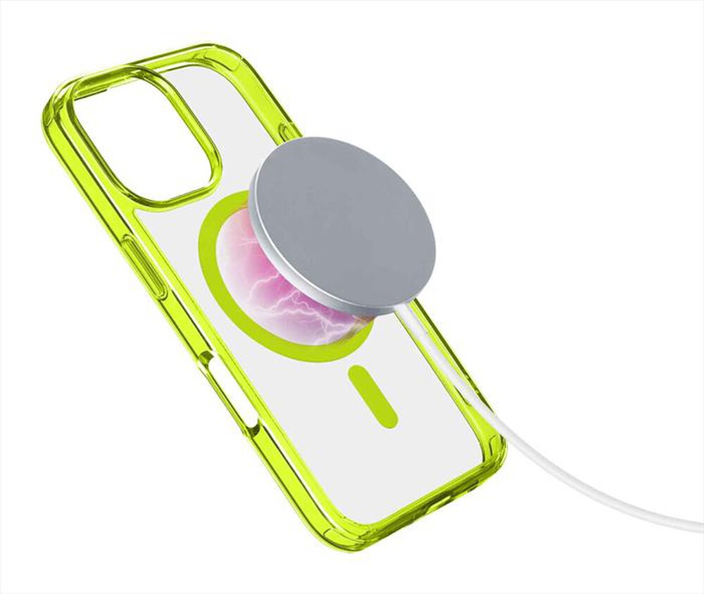 Immagine del prodotto CELLULARLINE - Cover case ICONIC MAG per iPhone 16 Pro-Lime