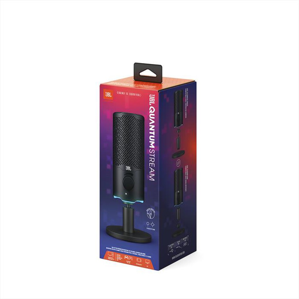 Immagine del prodotto JBL - Microfono gaming QUANTUM STREAM-NERO