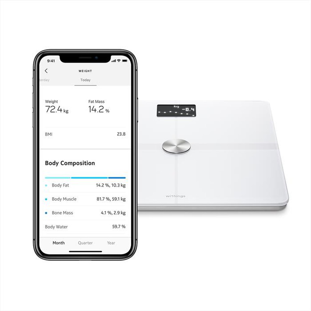 "WITHINGS - BILANCIA BODY+-White"
