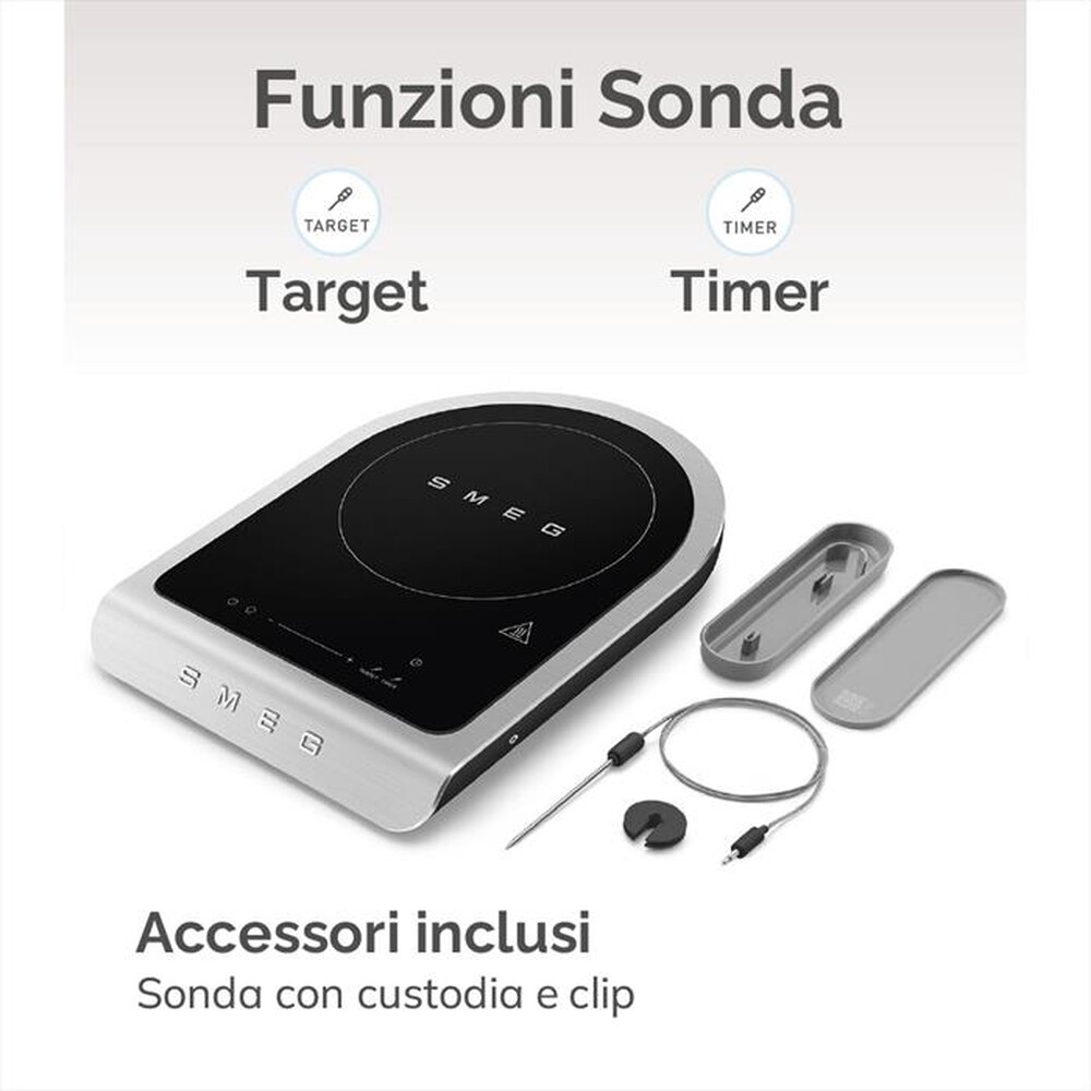 Immagine del prodotto SMEG - Piastra a induzione portatile PIC01WHMEU-Bianco Opaco