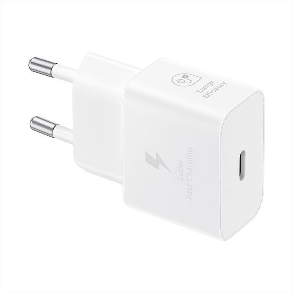 SAMSUNG - Caricabatterie usb-c 25 watt fast charger-Bianco