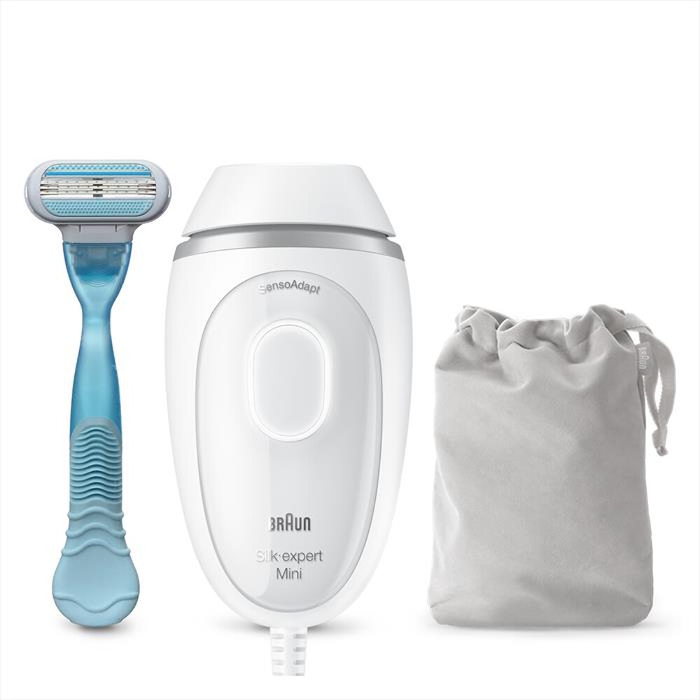 "BRAUN - Epilatore a Luce Pulsata SILK-EXPERT MINI PL1124-Bianco"