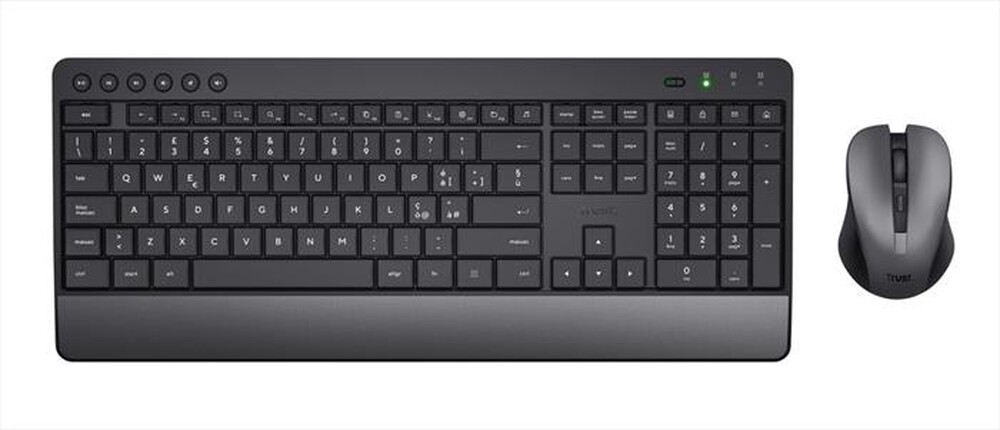 "TRUST - TREZO WIRELESS DESKSET ECO IT-Black"