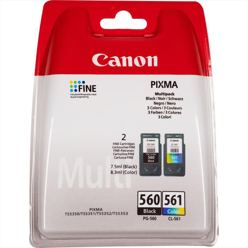"CANON - Kit cartucce PG-560/CL-561 MULTI BL SEC-Colori"