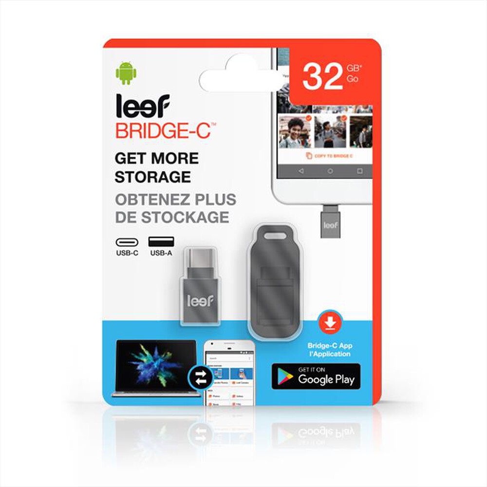 "LEEF - BRIDGE TYPE C 32GB-Black"