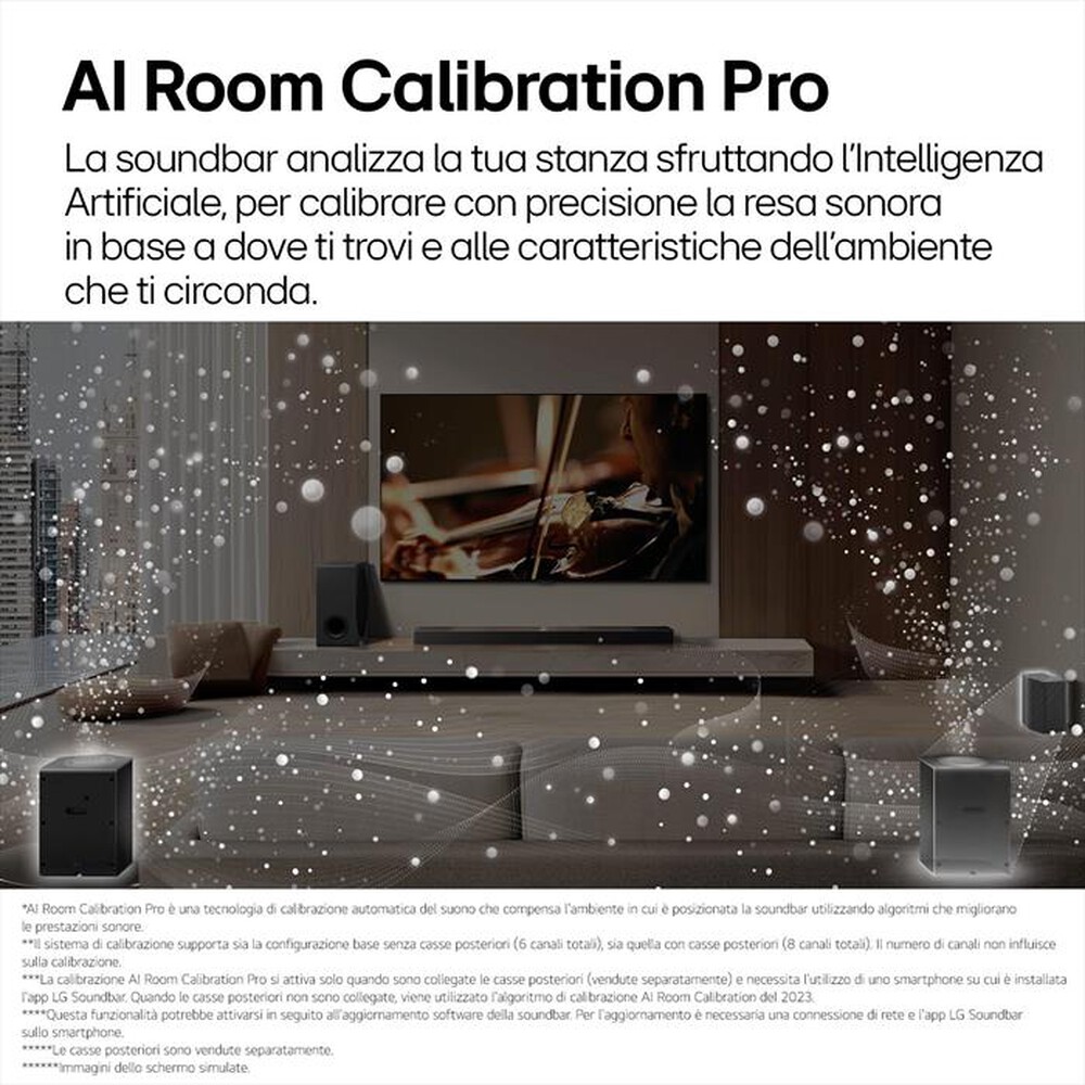 Immagine del prodotto LG - Soundbar + subwoofer S95TR-Nero