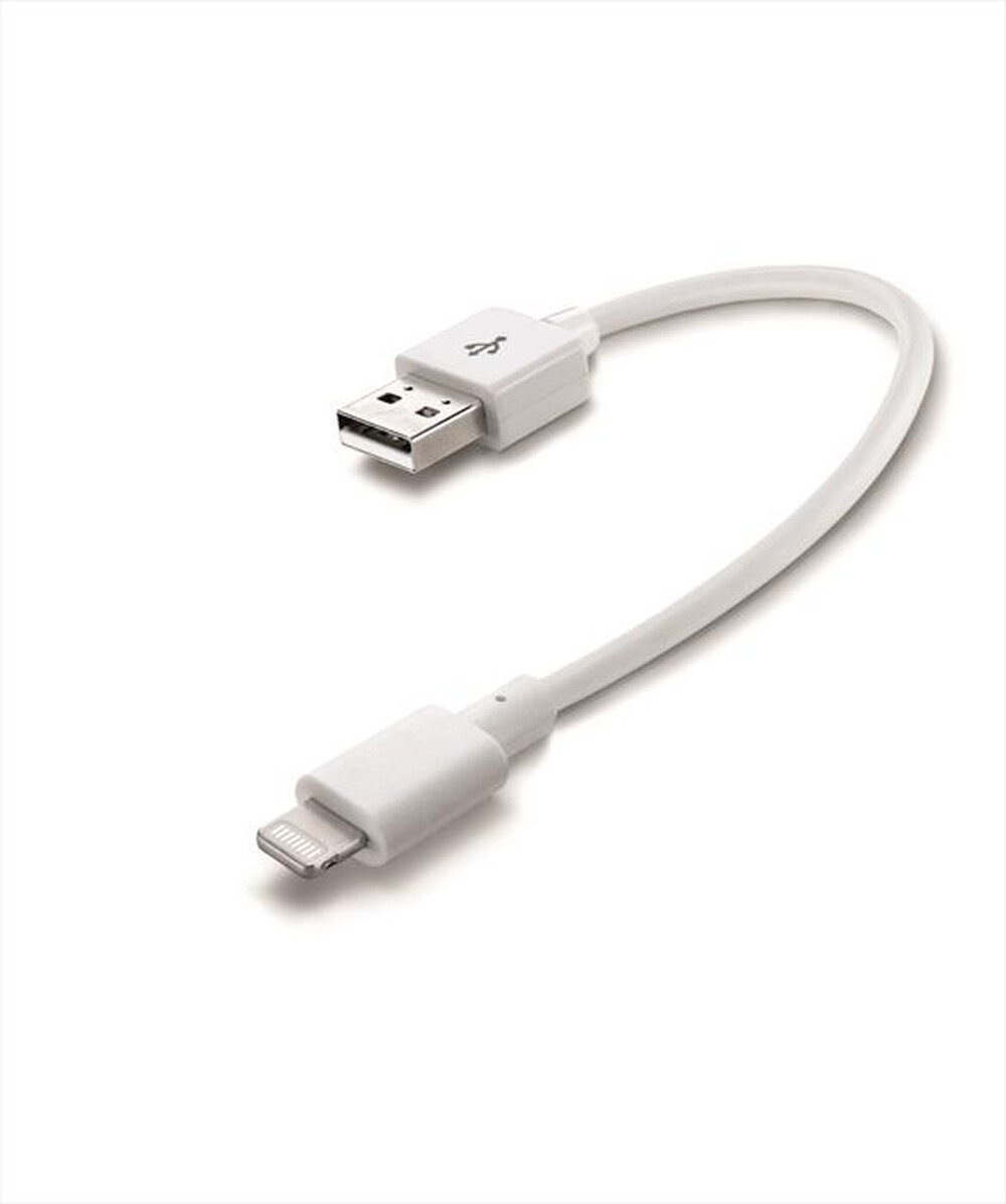 "CELLULARLINE - USB Data Cable Portable - Lightning-Bianco"