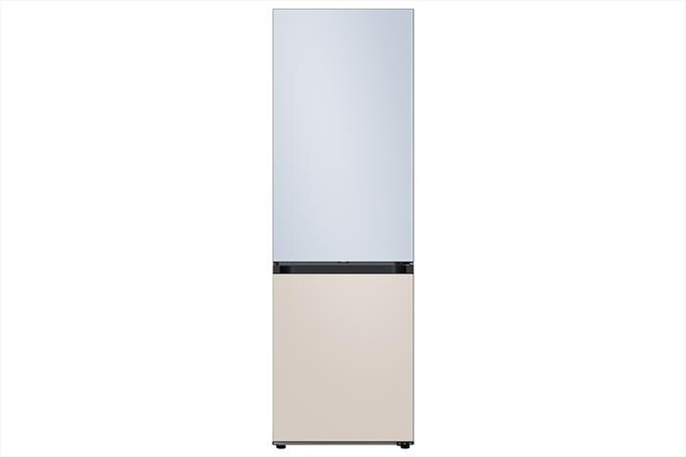"SAMSUNG - Frigorifero combinato F-RB34D154839 BESPOKE-Satin Sky Blue-Satin beige"