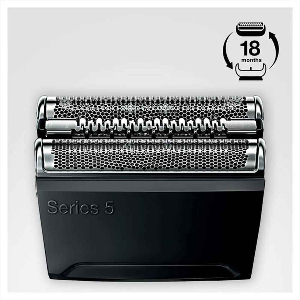 "BRAUN - Testina di Ricambio per Rasoio Series 5 52S-Argento"