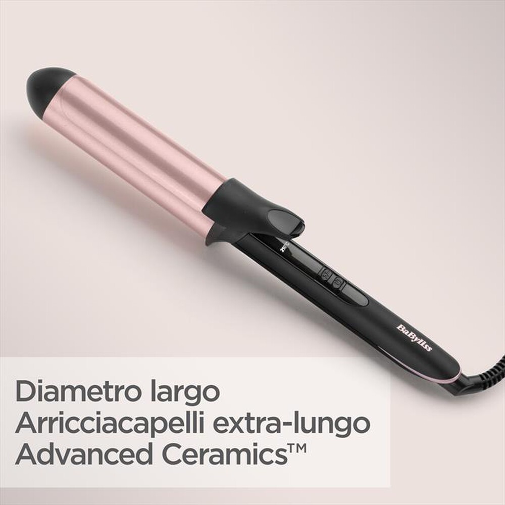 "BABYLISS - Ferro per capelli C453E-Nero/Rosa"