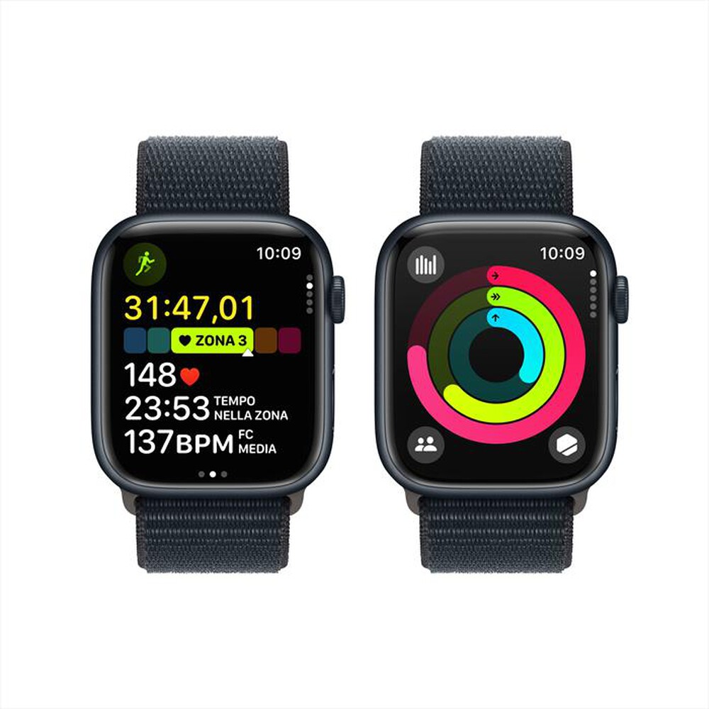 "APPLE - Watch Series 9 GPS + Cellular Cassa 45mm-Mezzanotte"