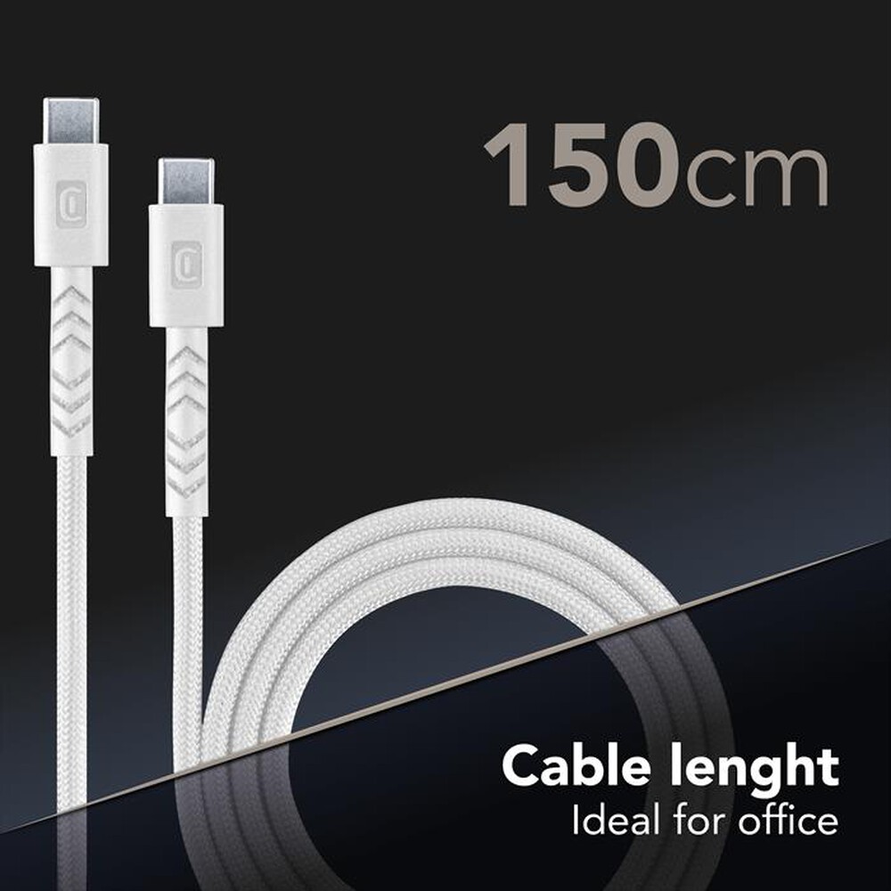Immagine del prodotto CELLULARLINE - CAVO FLEXY 150CM 100W USB C TO USB C-Bianco