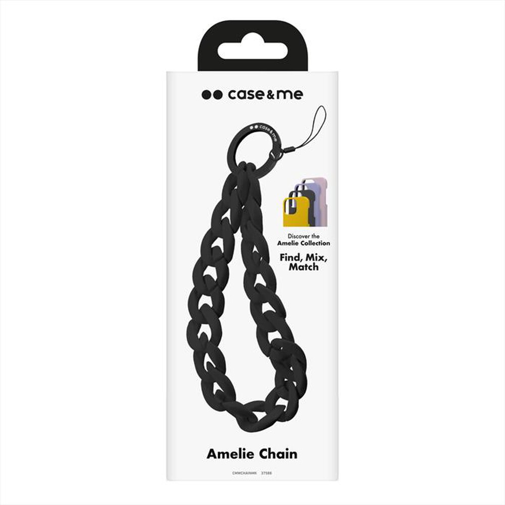 "CASEME - Laccetto da polso CMWCHAINMK-Nero"