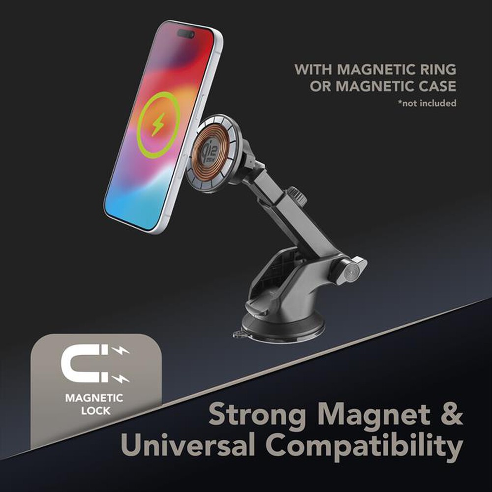 Immagine del prodotto CELLULARLINE - MAG HOLDER QI2 25W-Nero