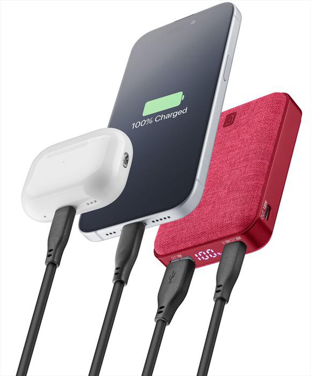 Immagine del prodotto CELLULARLINE - POWER BANK GLAM-Rosso