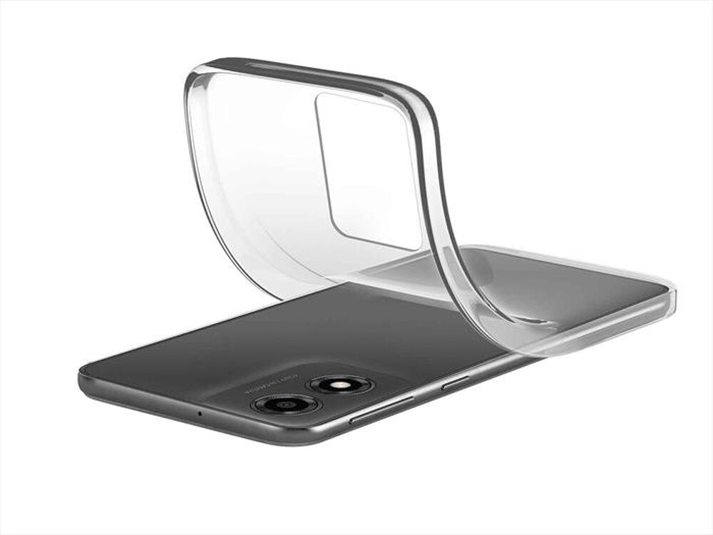 Immagine del prodotto CELLULARLINE - Cover in gomma morbida SOFT per Moto E14-Trasparente