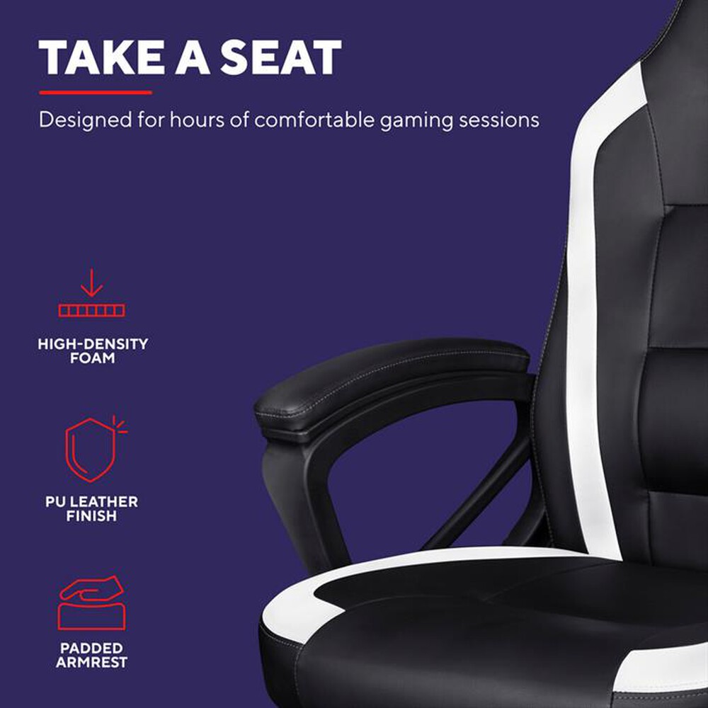 "TRUST - Sedia gaming GXT701W RYON-White"