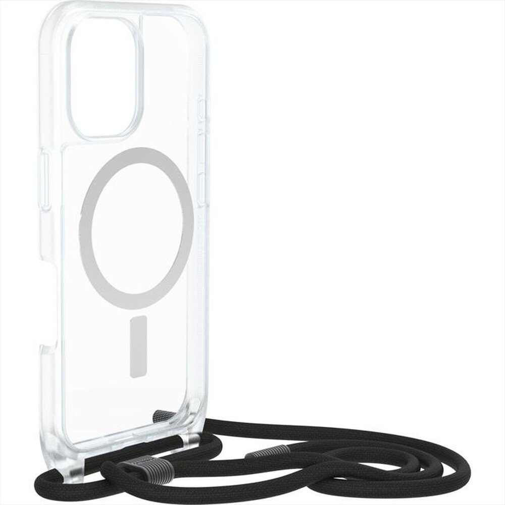 "OTTERBOX - REACT NECKLACE MAGSAFE HICHEW CUSTODIA IPHONE 16-Trasparente"