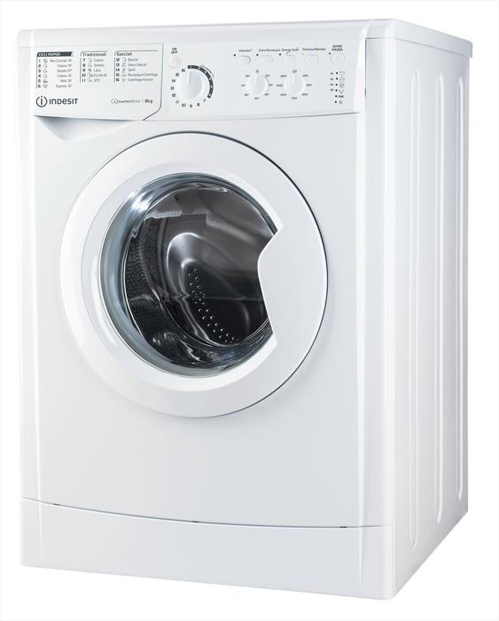 "INDESIT - Lavatrice EWC 81283 W IT N 8 Kg Classe D"