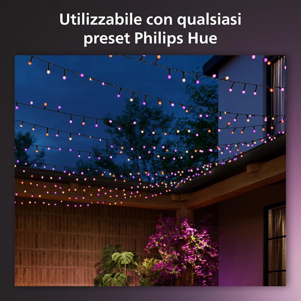 "PHILIPS - HUE FESTAVIA STRINGA LUCI COLOR 250LEDS 20M-Multicolore"