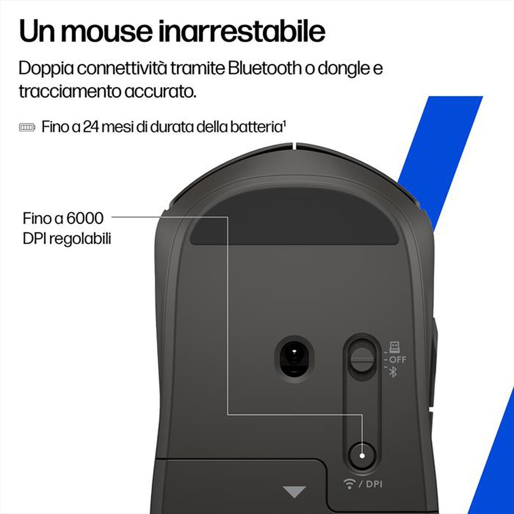Immagine del prodotto HP - MOUSE WIRELESS 400 QUIET-Nero