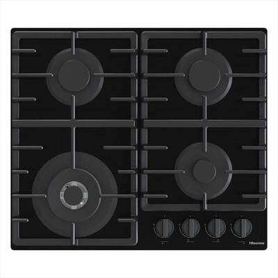 HISENSE - Piano cottura a gas GG663BHF 60cm-Nero