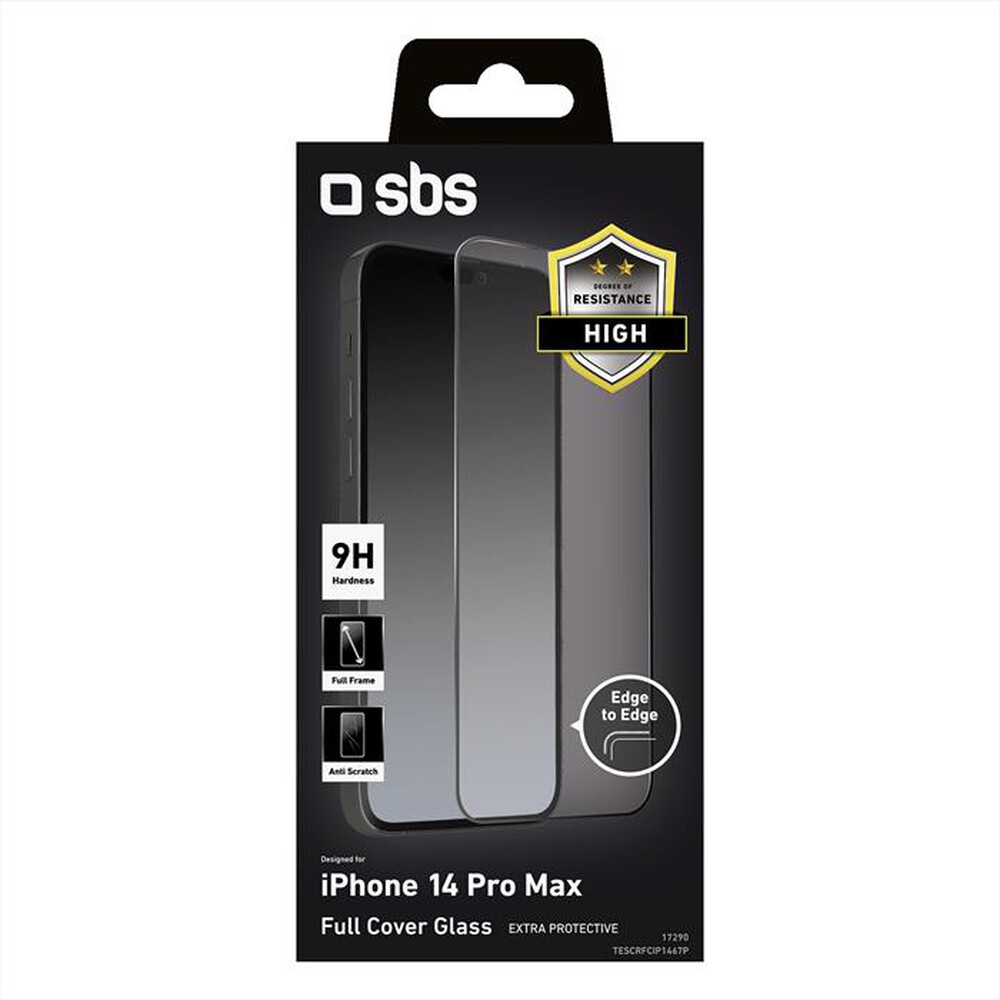 Immagine del prodotto SBS - Screen protector TESCRFCIP1467P iPhone 14 Pro Max-Nero