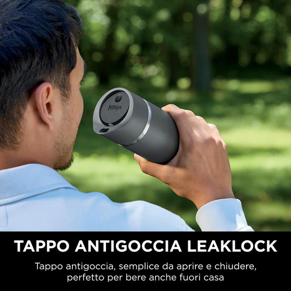 "NINJA - BORRACCIA THIRSTI 340ML-Nero"