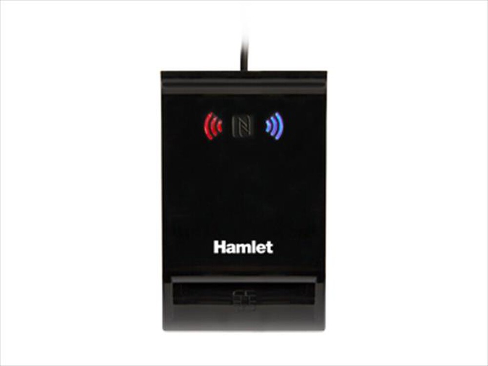 Immagine del prodotto HAMLET - LETTORE DI SMART CARD USB CONTACTLESS NFC-Nero