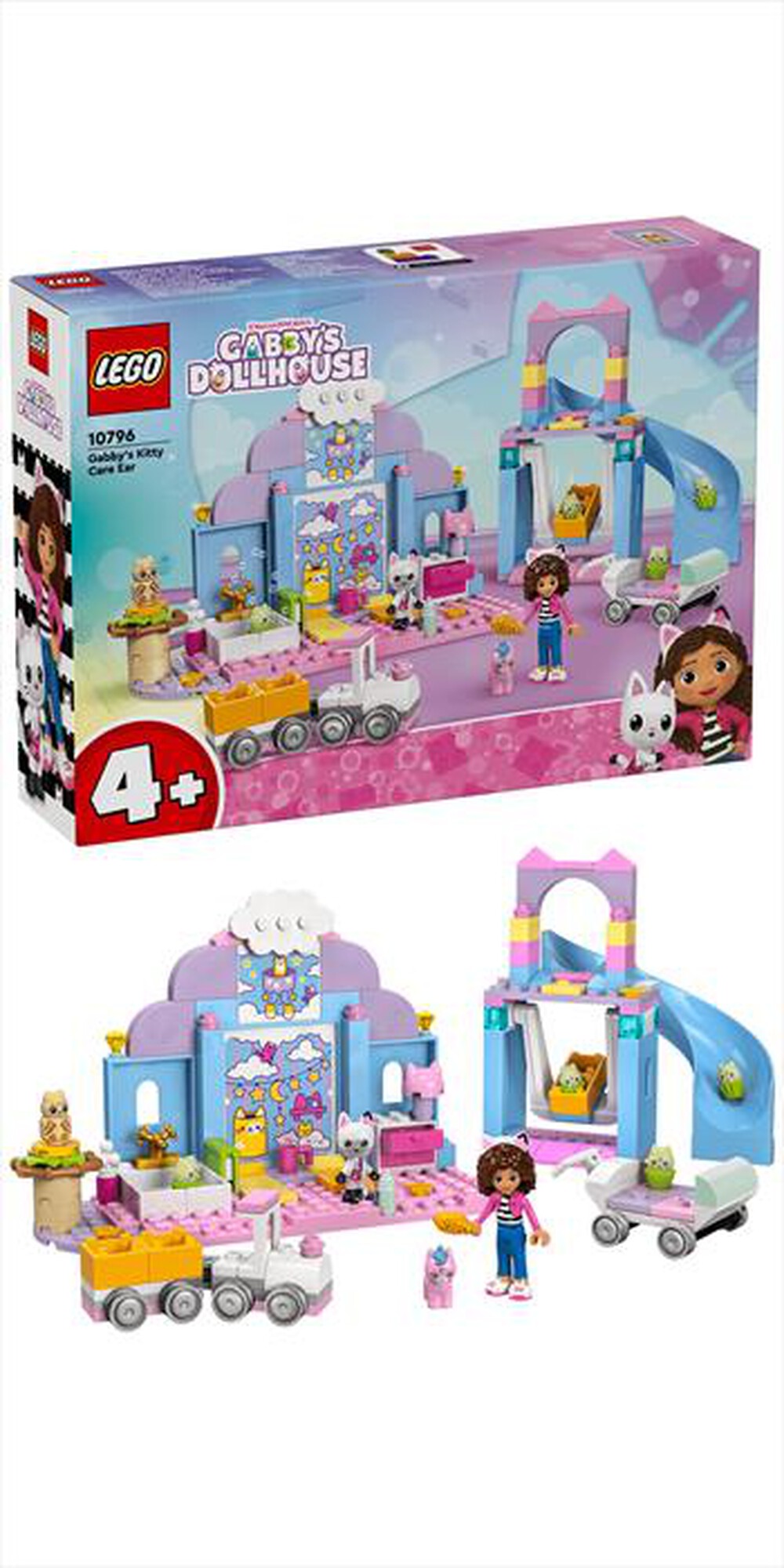Immagine del prodotto LEGO - GABBY'S DOLLHOUSE Asilo gatto-orecchio Gabby 10796