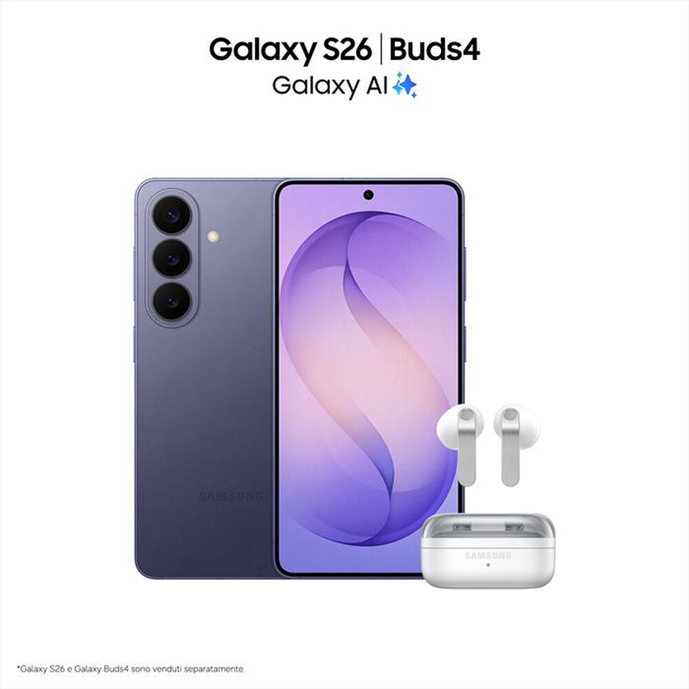 Immagine del prodotto SAMSUNG - Smartphone Galaxy S26 256GB/12GB-Cobalt Violet
