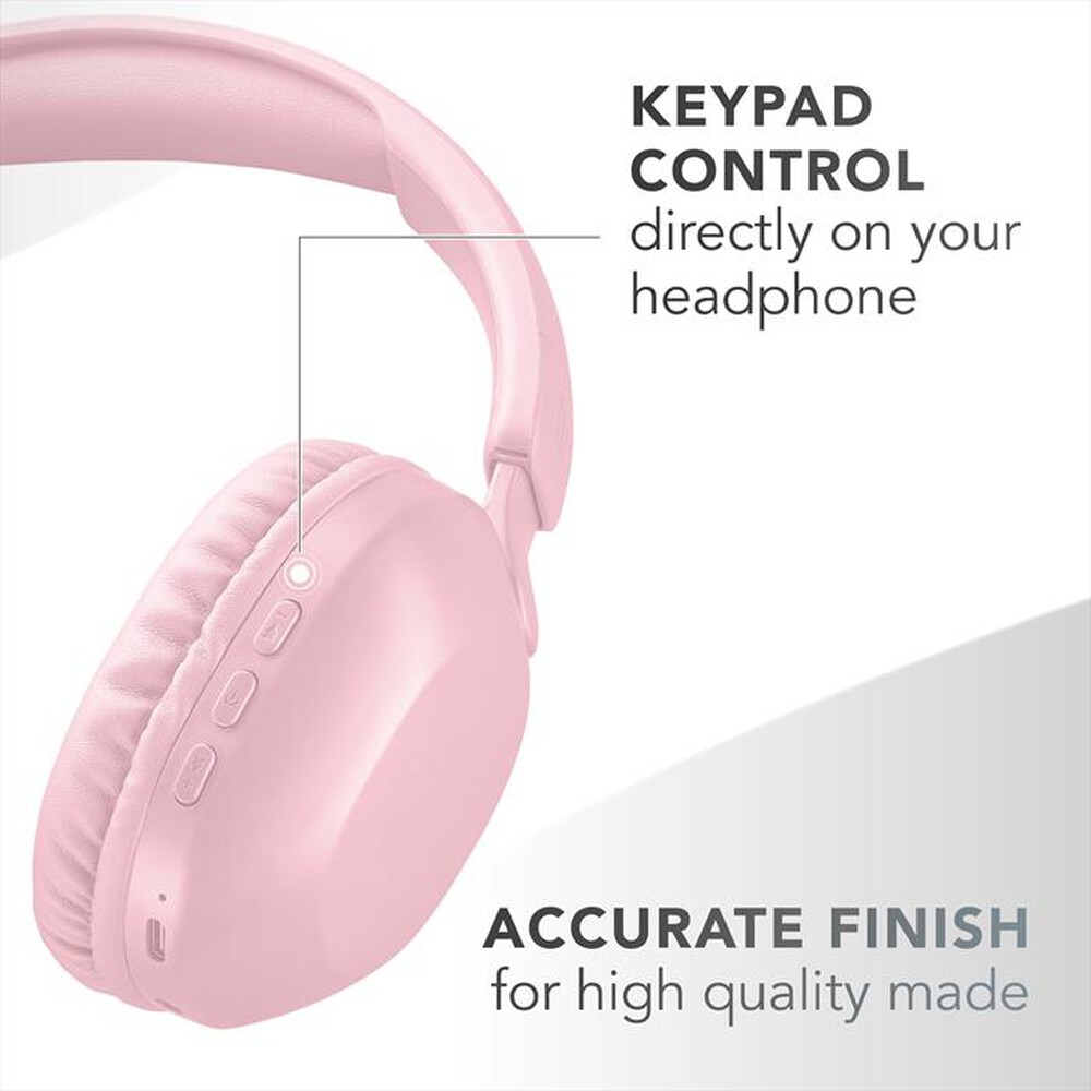 Immagine del prodotto MUSIC SOUND - Cuffia wireless over-ear EASY-Pink