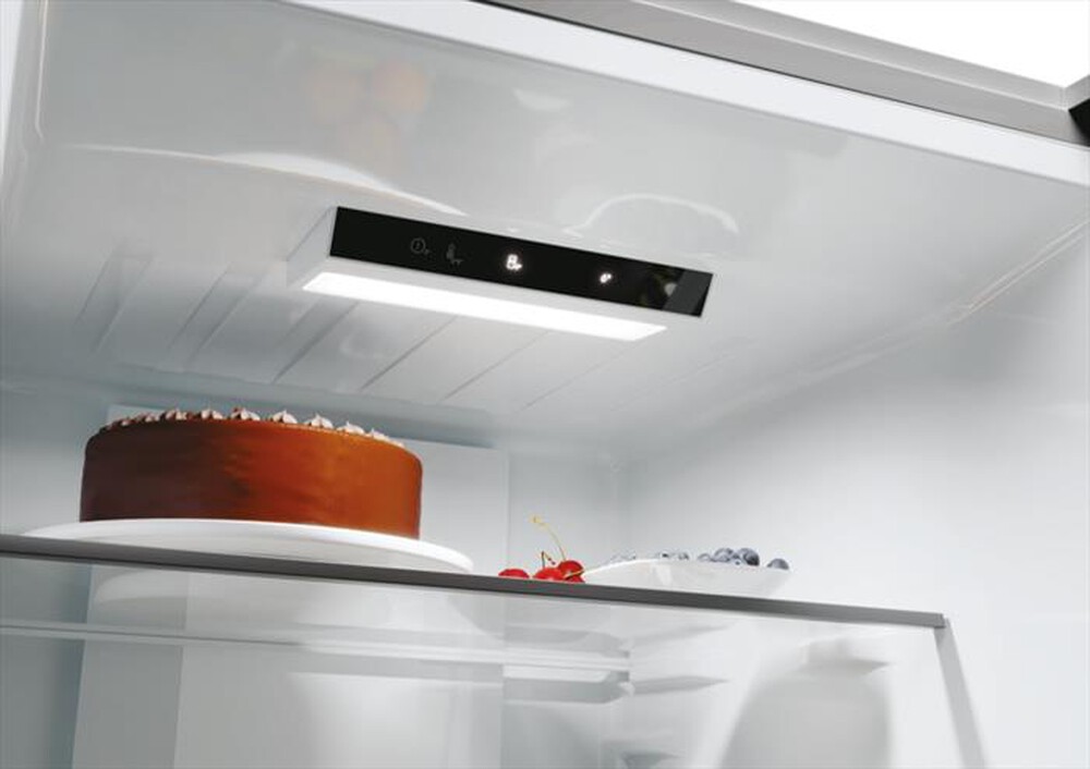 "CANDY - Frigorifero combinato CNCQ2T620EX Classe E 409 lt-Stainless steel"