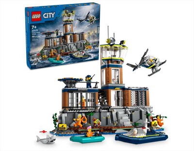 LEGO - CITY Prigione sull’isola della polizia - 60419-Multicolore