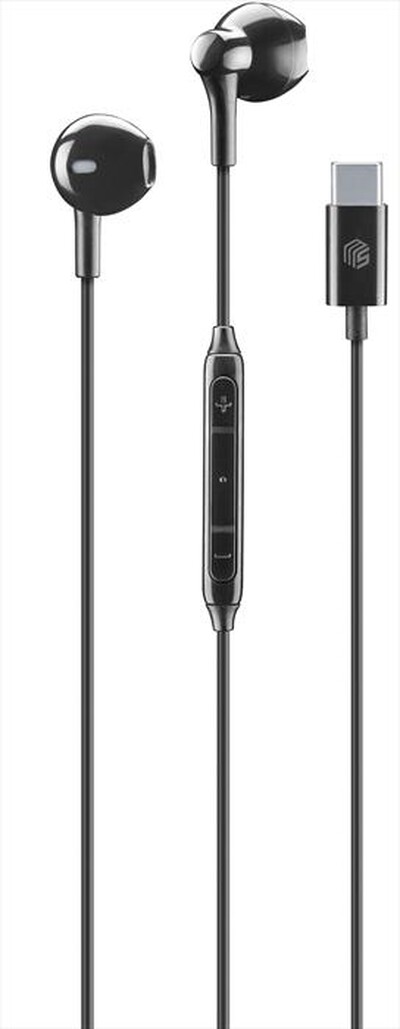 MUSIC SOUND - AURICOLARI USB-C A CAPSULA-Black