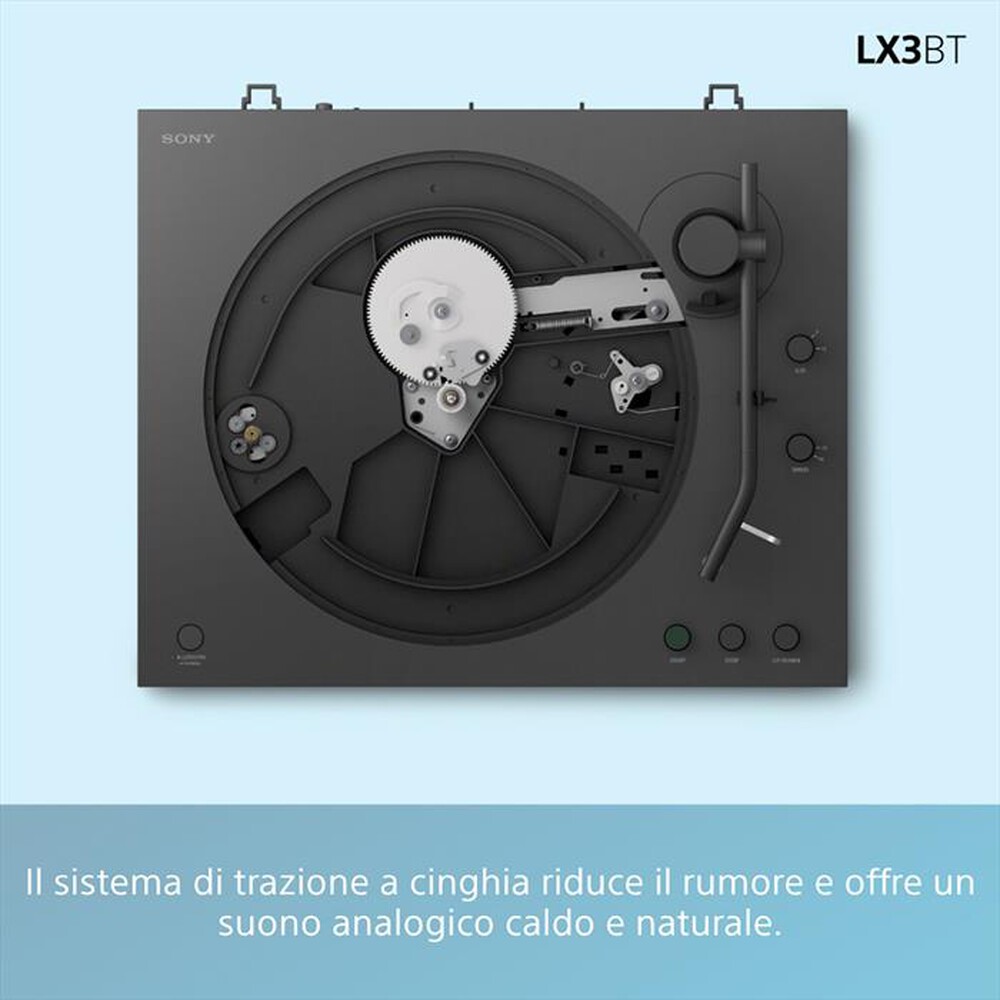 Immagine del prodotto SONY - Giradischi con Bluetooth PSLX3BT.CEL-GRIGIO