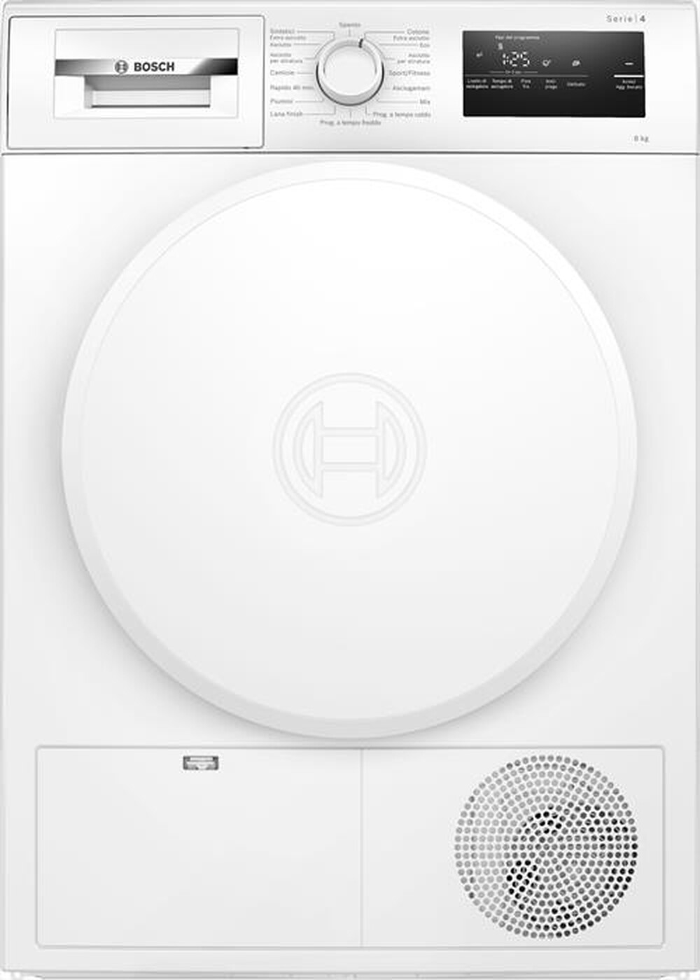 Immagine del prodotto BOSCH - Asciugatrice Serie 4 WTH83208II 8 Kg-BIANCA