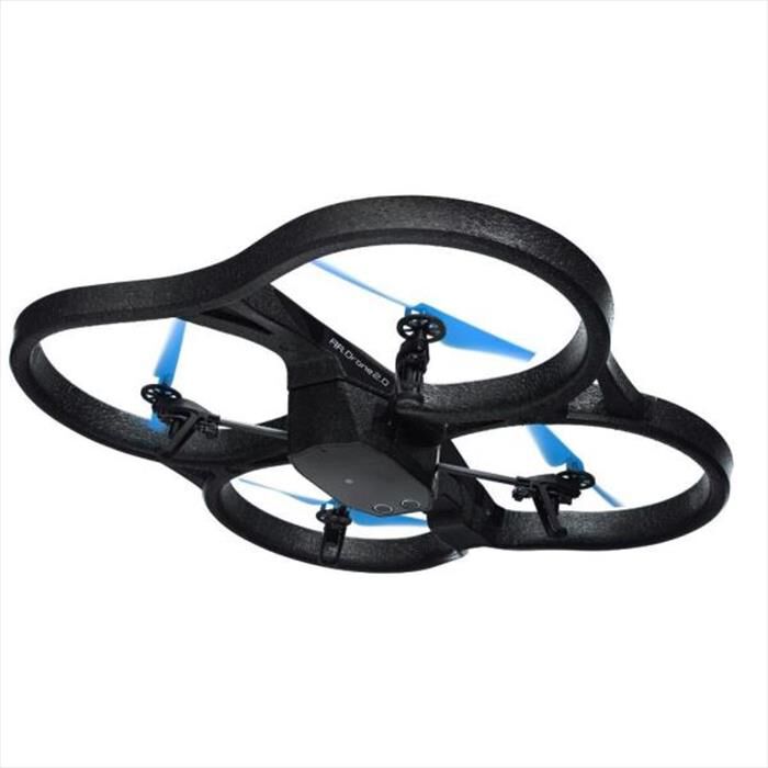 PARROT - AR Drone 2.0 Power Edition +2 Batterie HD Incluse-NERO