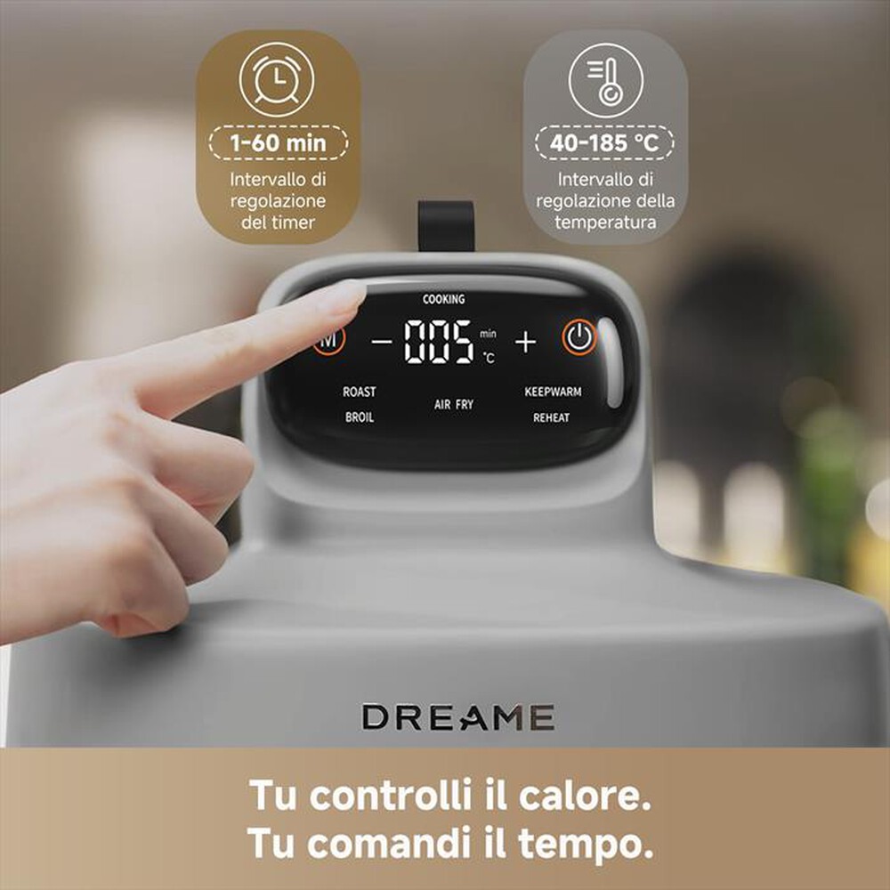 Immagine del prodotto DREAME - Friggitrice ad aria TASTI AIRF-Grigio