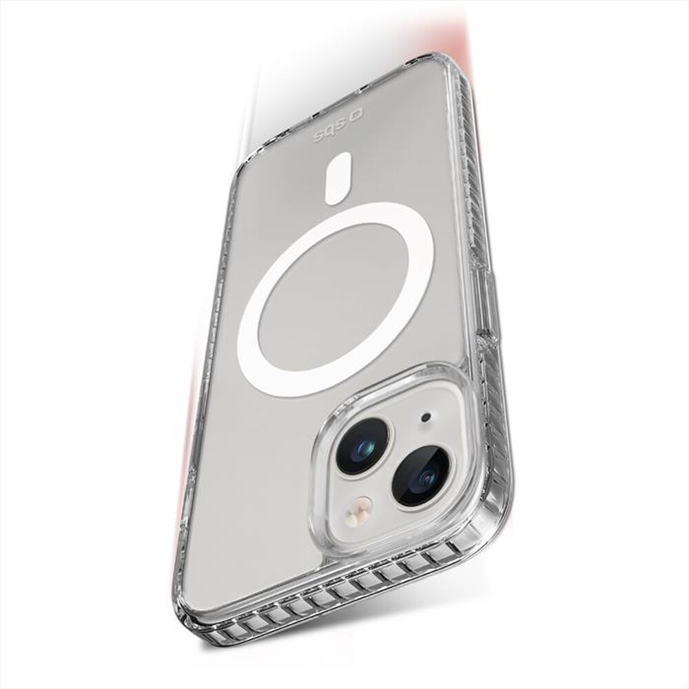 "SBS - Cover Extreme 3 Mag TEEXMAGIP1561T per iPhone 15-Trasparente"