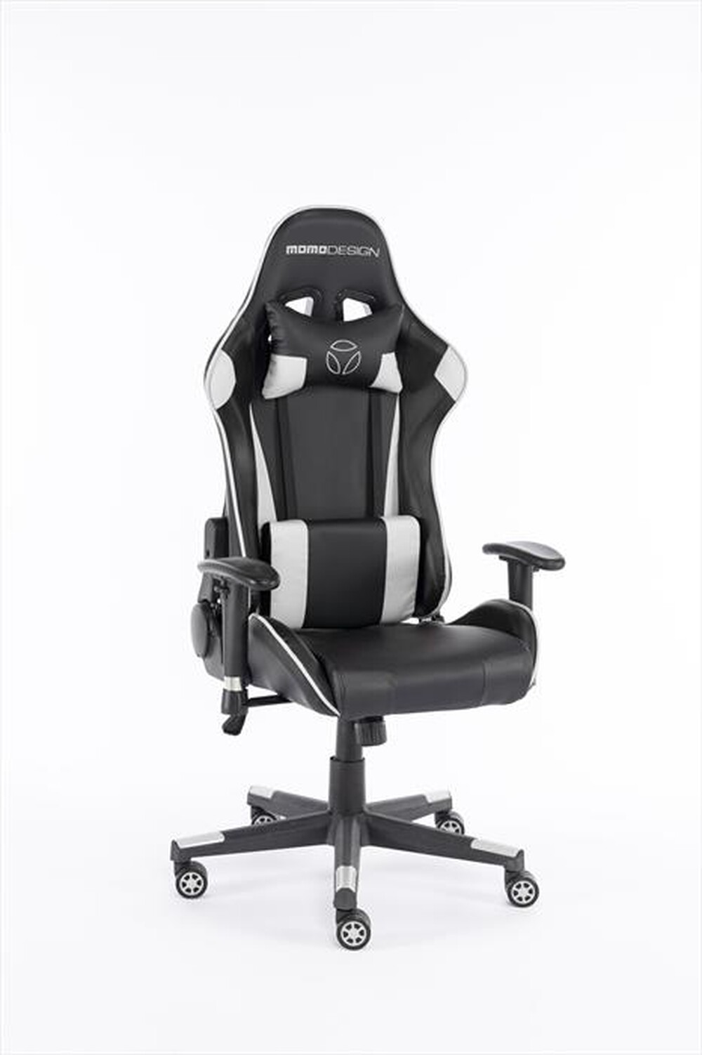 "MOMODESIGN - Sedia gaming MD-GC005A-KW CHAIR GAMING-WHITE/BLACK"