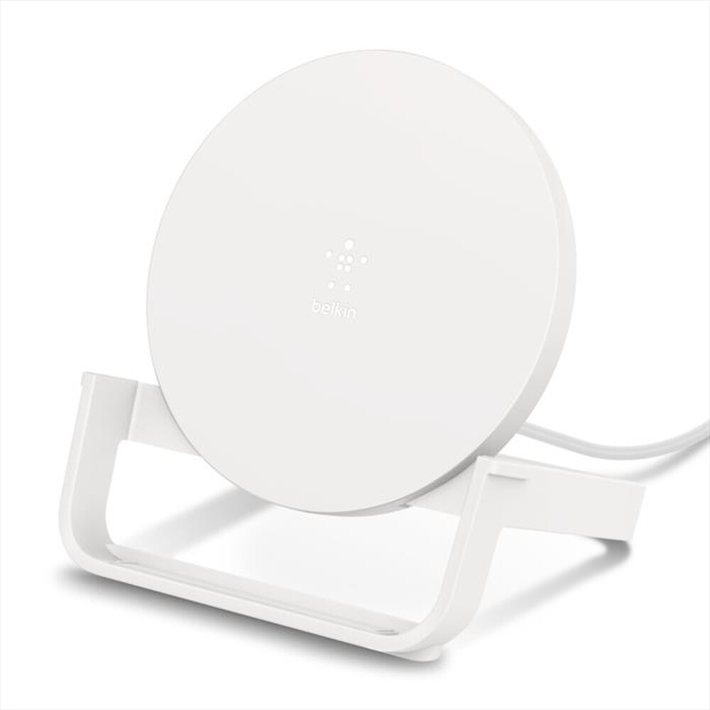 "BELKIN - SUPPORTO DI RICARICA WIRELESS 10W CON ALIMENTATORE-Bianco"
