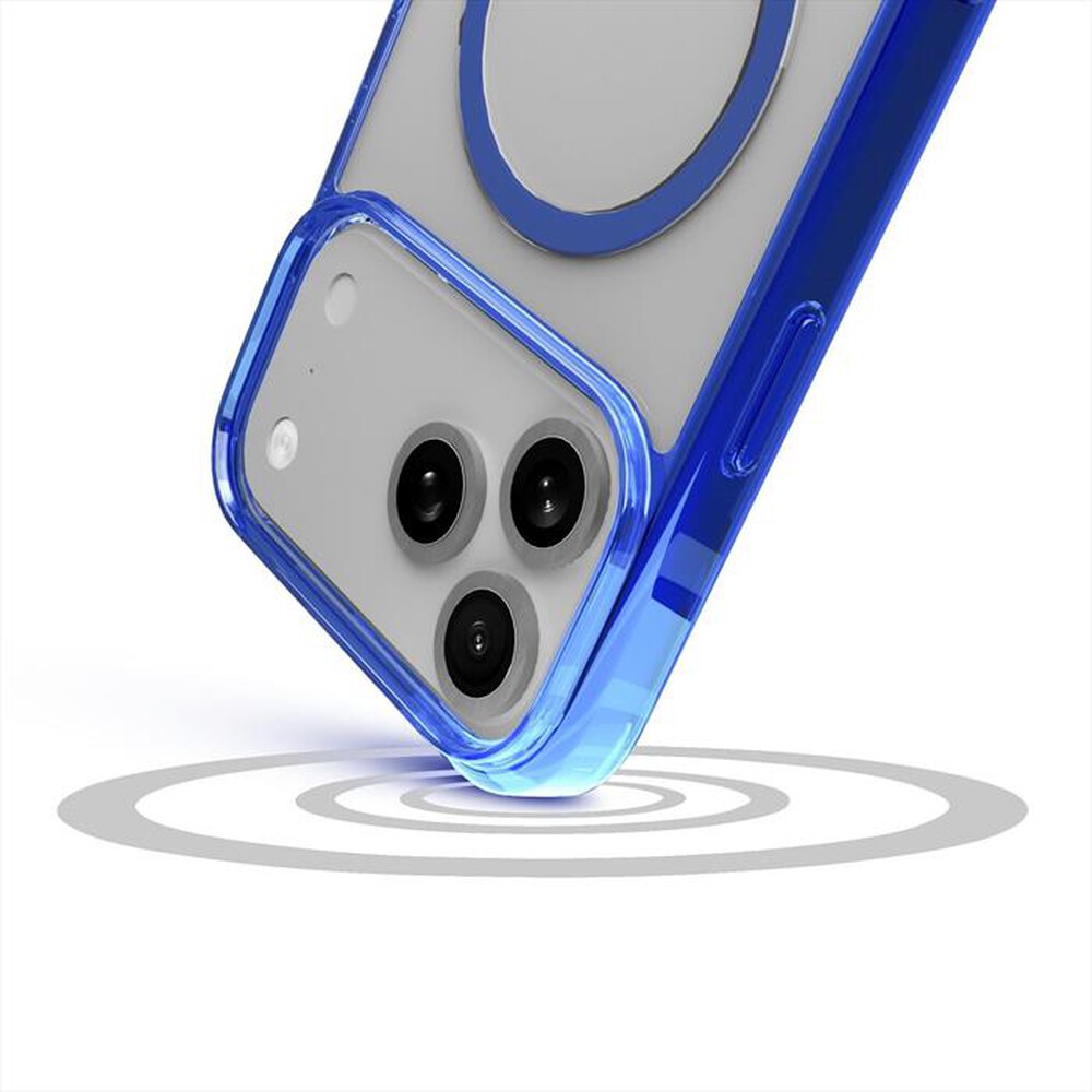 Immagine del prodotto CELLULARLINE - Custodia ICONIC MAG per IPHONE 17 PRO-Blu, Trasparente