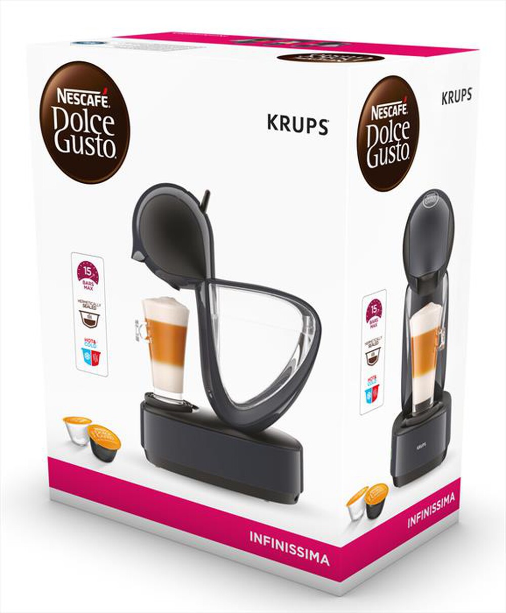 "KRUPS - Nescafé Dolce Gusto Infinissima PF KP173BKE-Grigio cosmico"