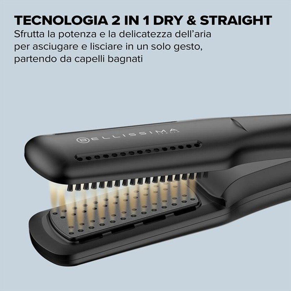 "BELLISSIMA IMETEC - PIASTRA AD ARIA AIRSLEEK-Black, Gold"